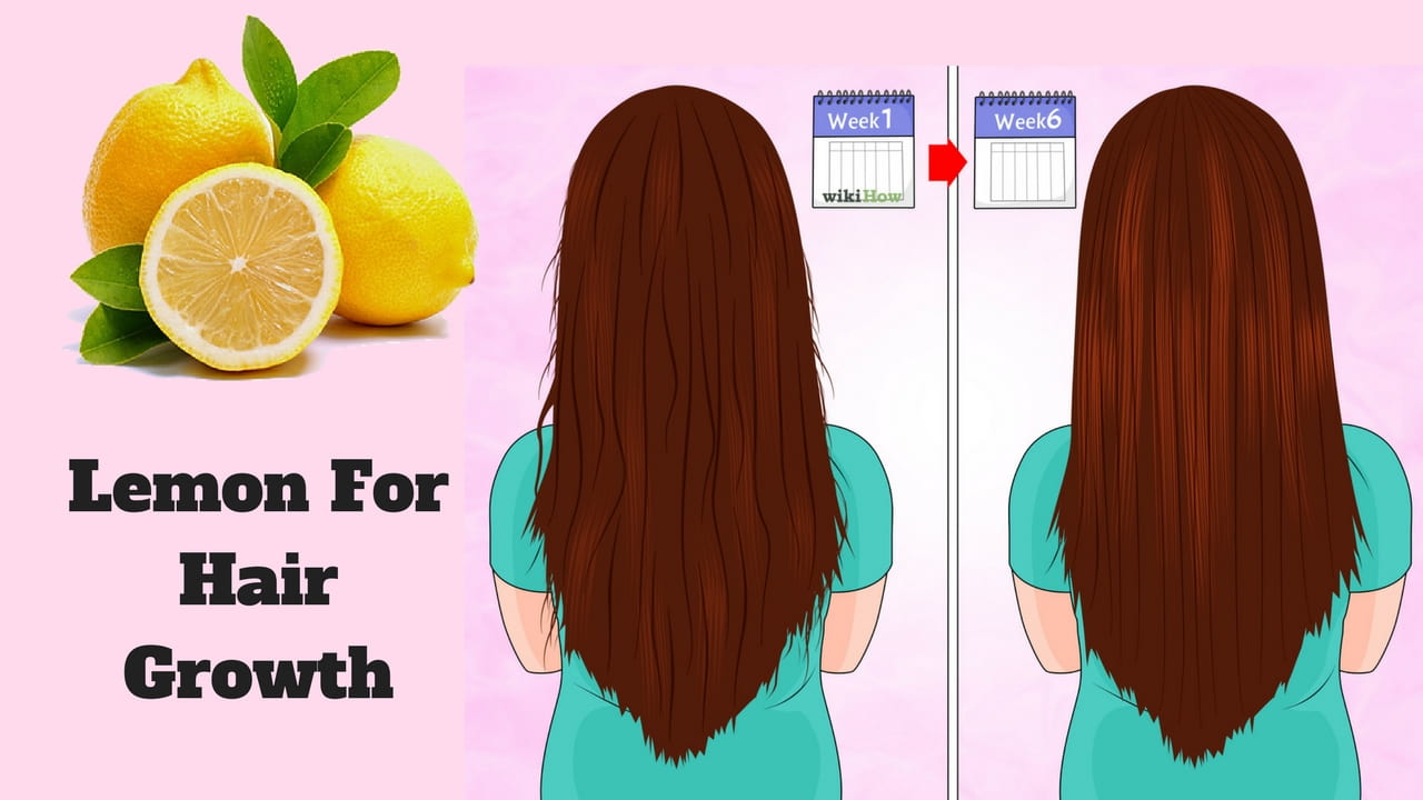 lemon juice hair before after