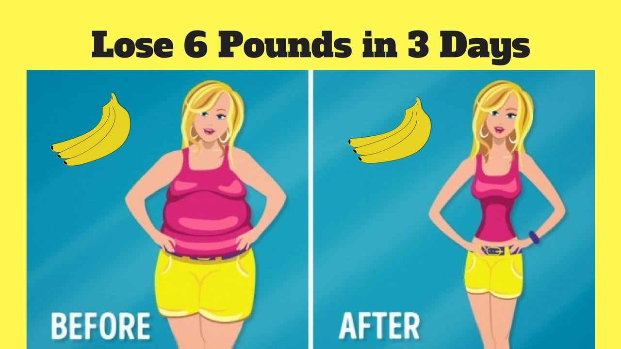 This Banana Diet will Make you Lose 6 Pounds in 3 Days!