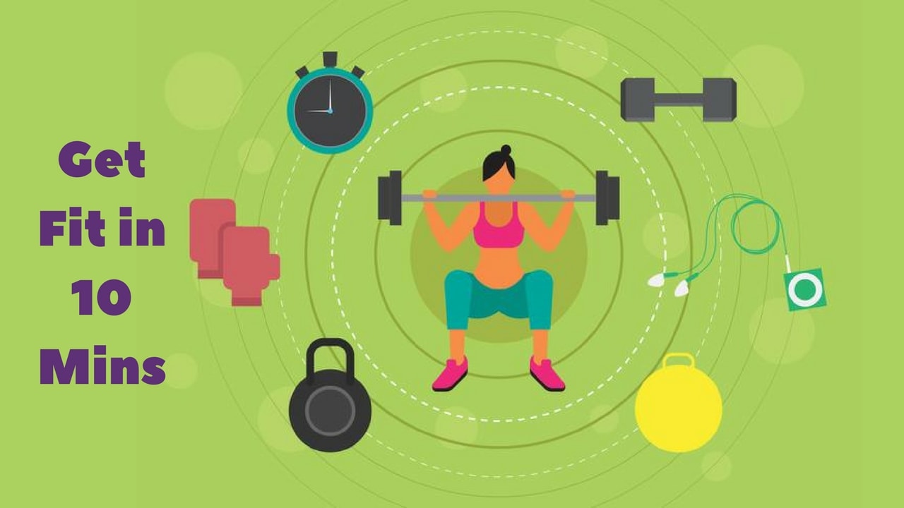 3 Great High Intensity Interval Training Exercise Routines to get Fit in 10 Mins.