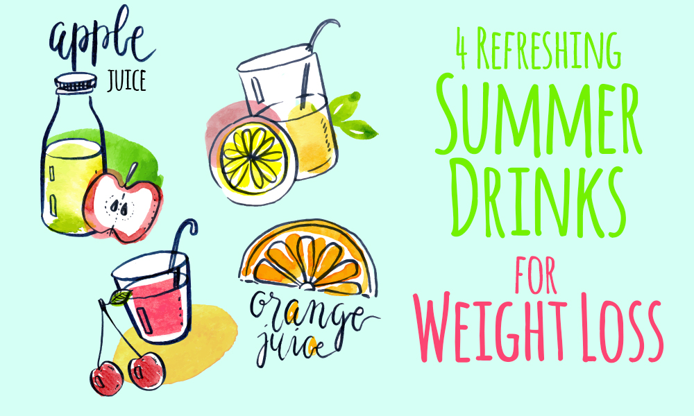 4 Refreshing Summer Drinks for Weight Loss