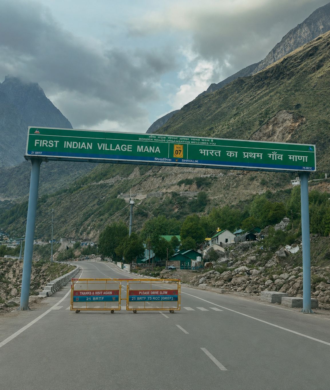 First Indian Village Mana