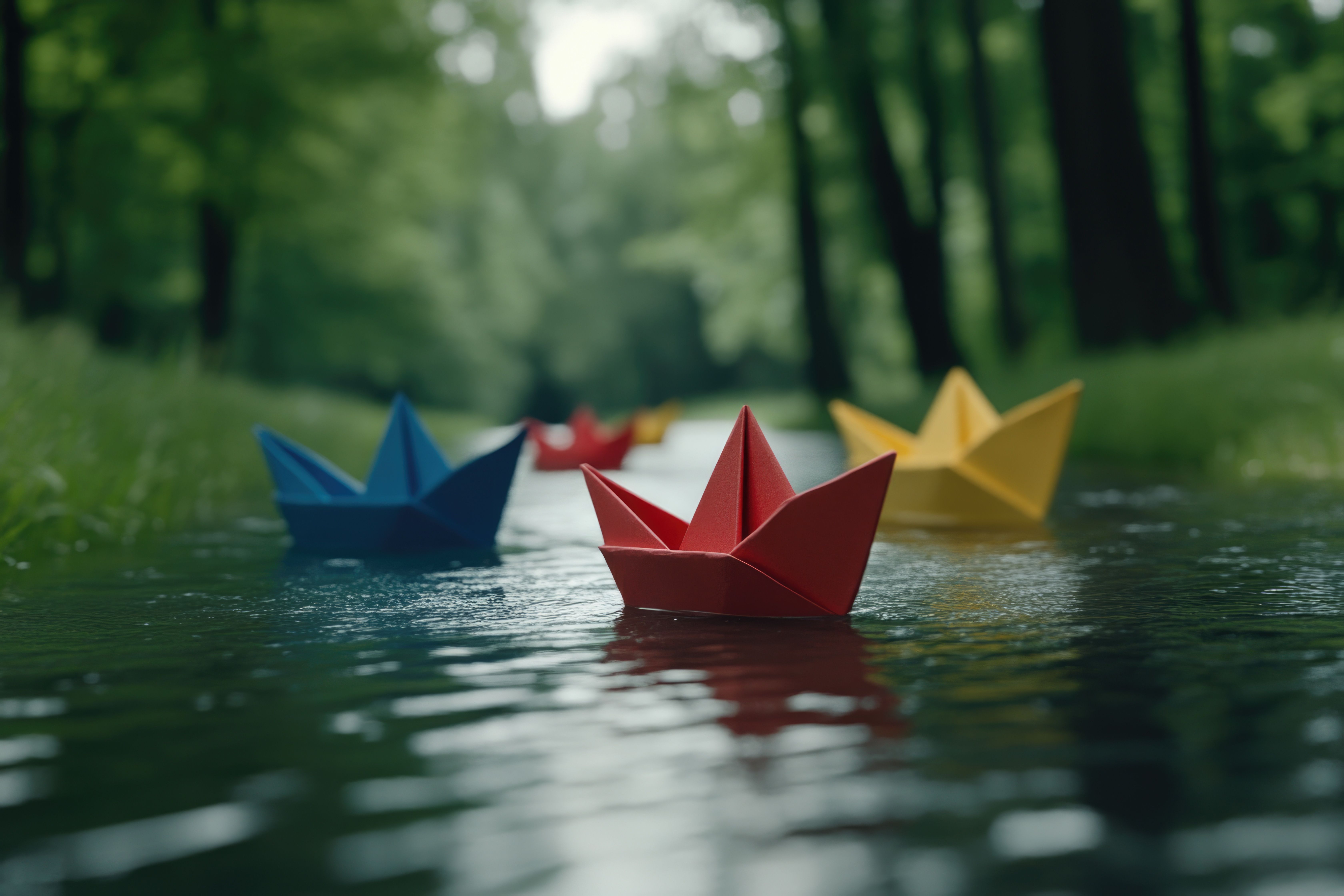 Paper Boats, Wet Shoes and School Holidays